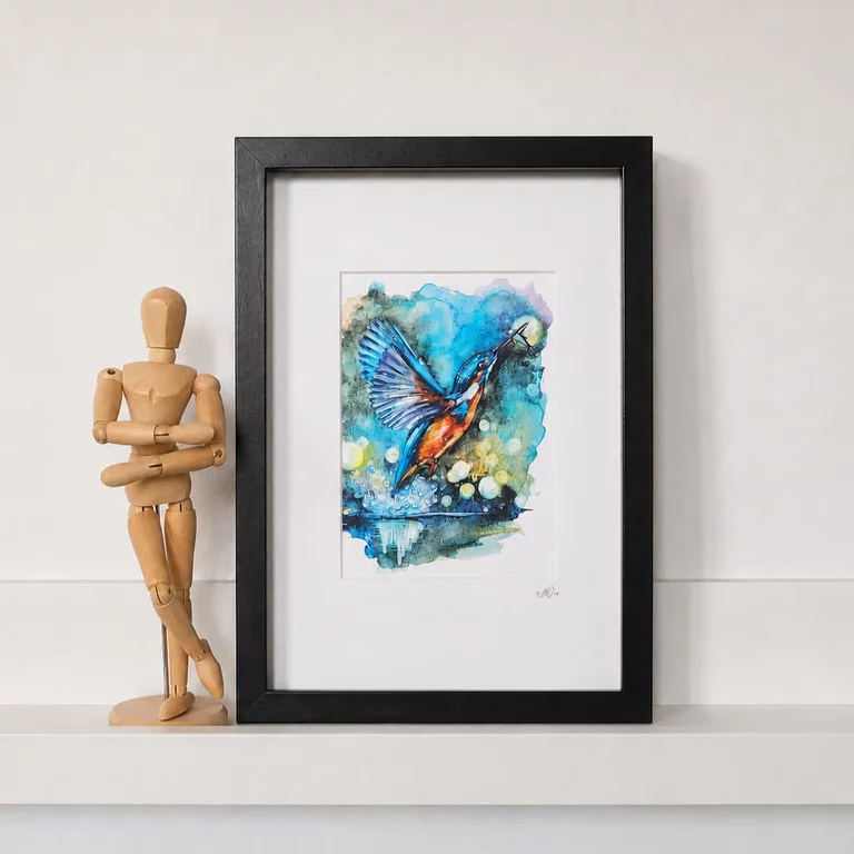 Aquarell - Eisvogel